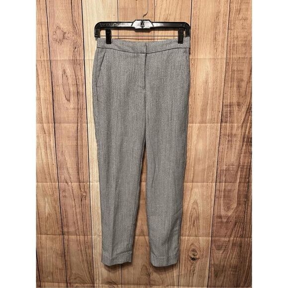 H&M size 2 womens  NWT pants slacks black white - Picture 1 of 8